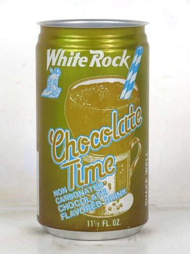1986 White Rock Chocolate Time Soda 12oz Can