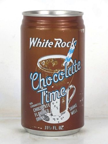 1988 White Rock Chocolate Time Soda 12oz Can