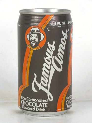 1985 White Rock Famous Amos Chocolate Drink 12oz Can