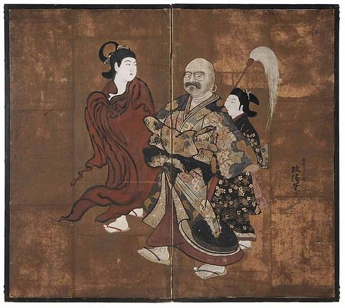 Japanese Painting of Warlord