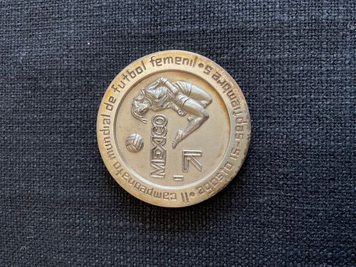 1971 Womens World Cup Silver Medal Mexico