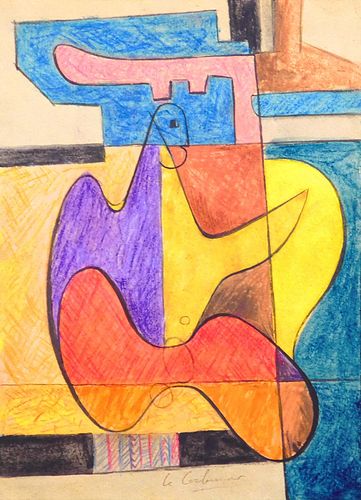 Le Corbusier, Attributed: Cubist Composition