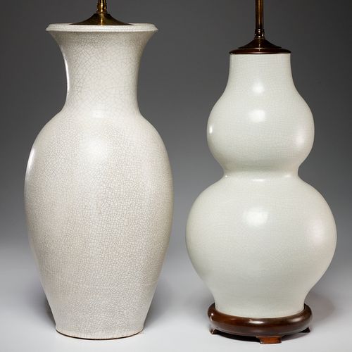 (2) Christopher Spitzmiller style table lamps