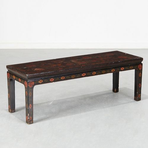 Chinese coffee table supplied by Mario Buatta