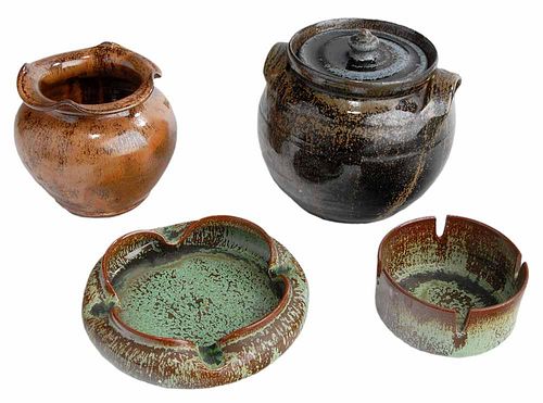 Four Pieces of Cole Pottery