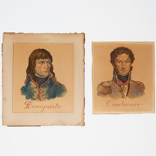 Philippe Swyncop, pair Napoleonic portraits