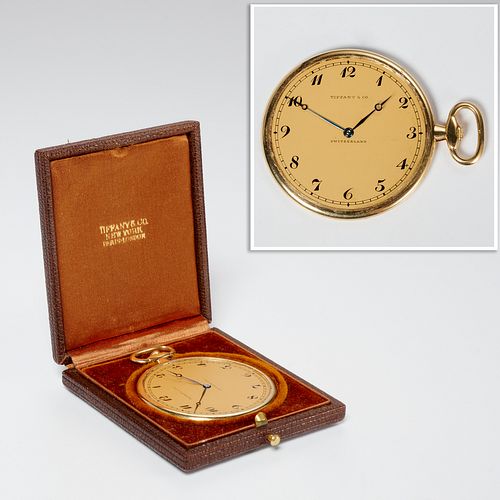 Touchon for Tiffany & Co. 18K pocket watch, 1912