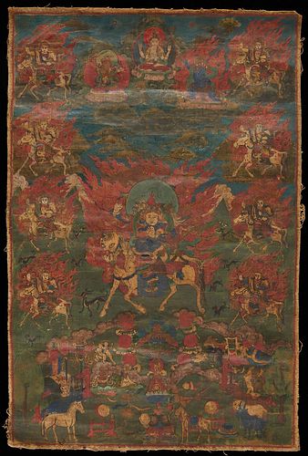 19th c. Tibetan Achi Chokyi Drolma Thangka