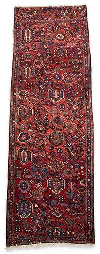 Persian-Bakhtiari Wool/Cotton Runner 12'2" x 3'8"
