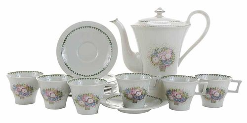 Rare Suzanne Lalique Designed Tea Set