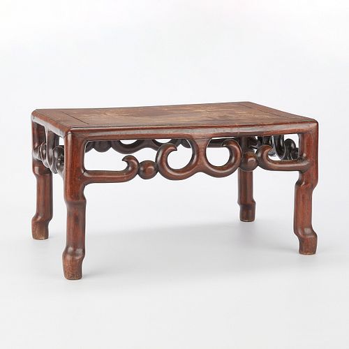 19th c. Chinese Rosewood Low Stand