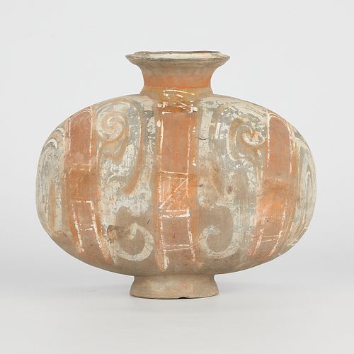 Chinese Han Dynasty Mingqi Cocoon Vase