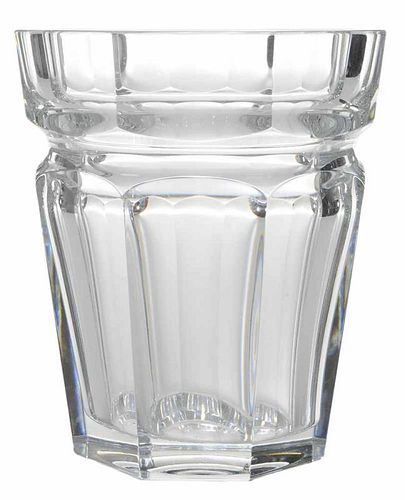 Baccarat Crystal Octagonal Ice Bucket