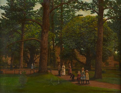 Barton S. Hays Landscape Oil on Canvas