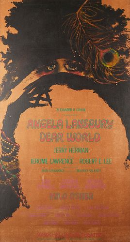 Lrg Broadway Poster Angela Lansbury in Dear World