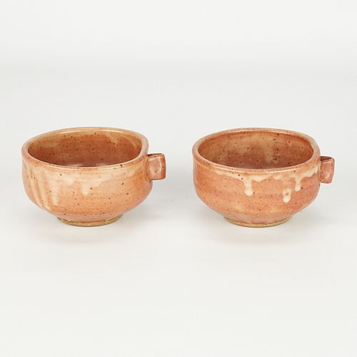 Pair Warren MacKenzie Ceramic Bowls - Marked
