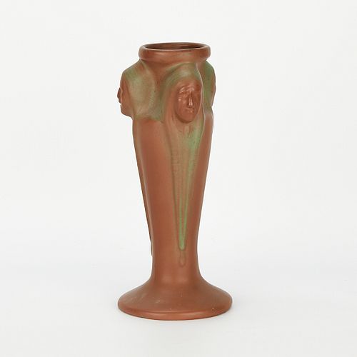 Van Briggle "Indian Head" Pottery Vase