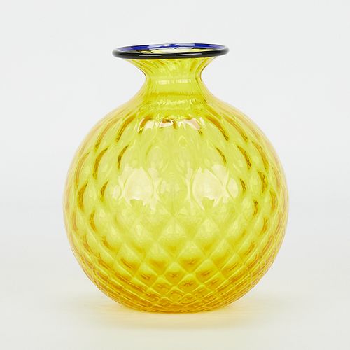 Venini Murano "Monofiori Balloton" MCM Glass Vase