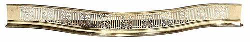 George III Serpentine Pierced Brass