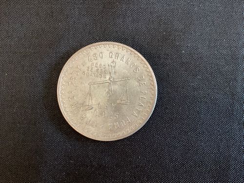 1949 Mexico 1 Onza Silver Coin