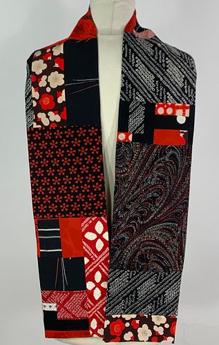 Black and Red Rush Scarf