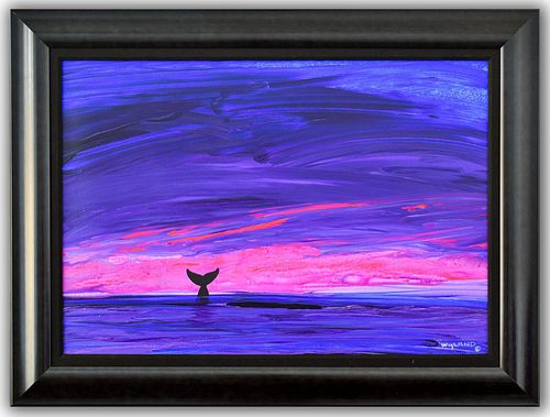 Wyland- Original Painting on Canvas "Island Time"
