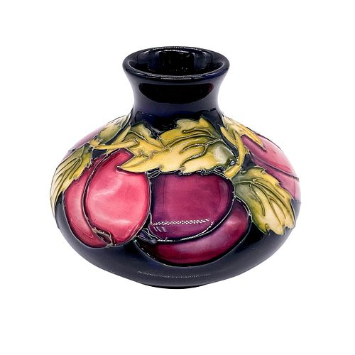 Moorcroft Pottery Plum Vase