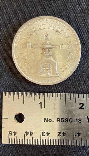 1949 Mexico 1 Onza Silver Coin