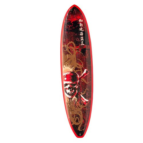 Disney Limited Edition Pirates of the Caribbean Surfboard