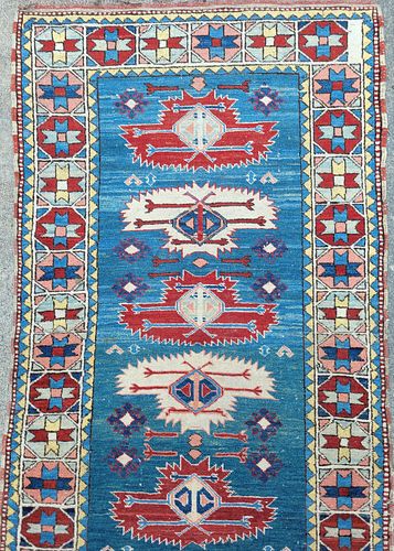 Antique East Anatolian Turkish Long Rug Runner Oriental Carpet