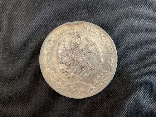 Mexico 1893 Ca MM 8 Reales Silver Coin