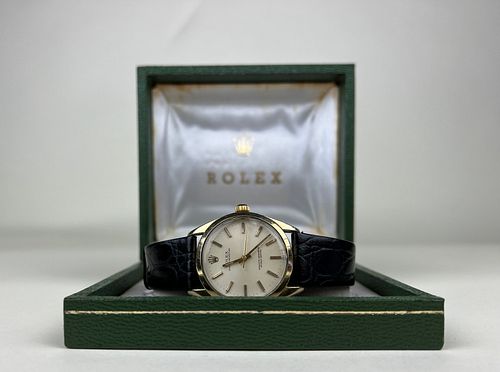 Rolex Oyster Perpetual Gold Capped~ Ref. 1024~ Box & Papers~ Cal.1570