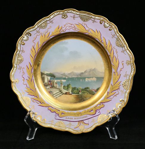 Russian Imperial Porcelain Plate Nicholas I