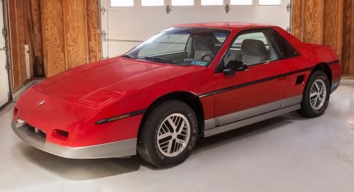1985 Pontiac Fiero GT, approximately 27,800 miles,