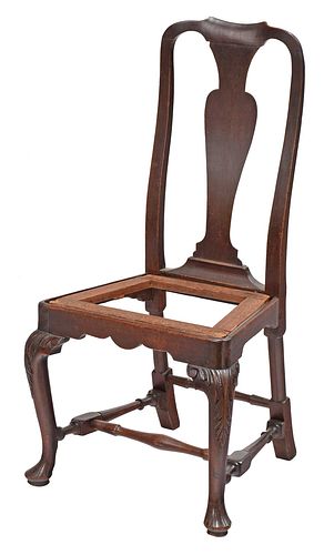 Boston Queen Anne Carved Walnut Side Chair