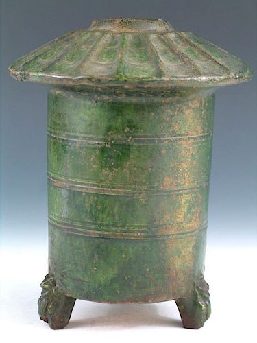 Pottery Granary Urn, Han Dynasty.