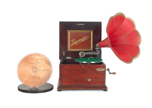 Reginaphone music box, ca. 1900