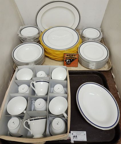 TRAYS 74PC WEDGEWOOD "SEVILLE" DINNER SERVICES