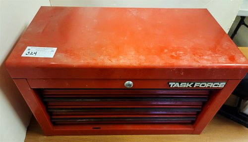 TASK FORCE TOOL BX 13 1/2"H X 22"W X 12"D & CONTENTS