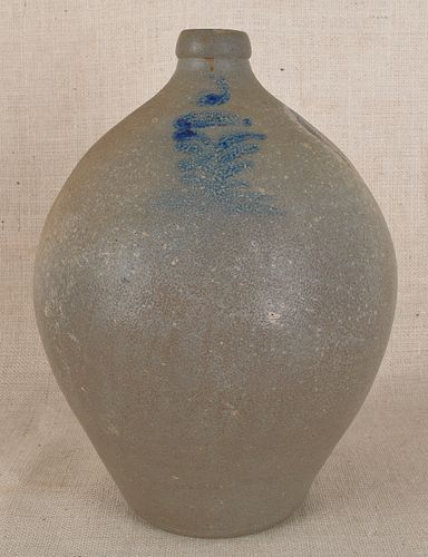 Pennsylvania stoneware jug, 19th c., impressed Gil