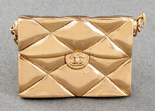 Chanel Runway Gold-Tone Handbag Pin, Spring 2002