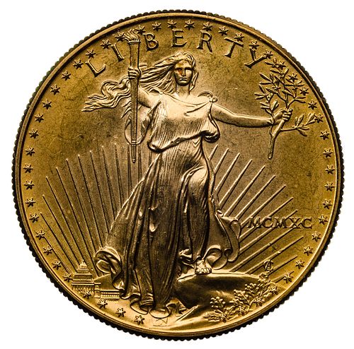 1990 St Gaudens Gold Coin Ex-Jewelry