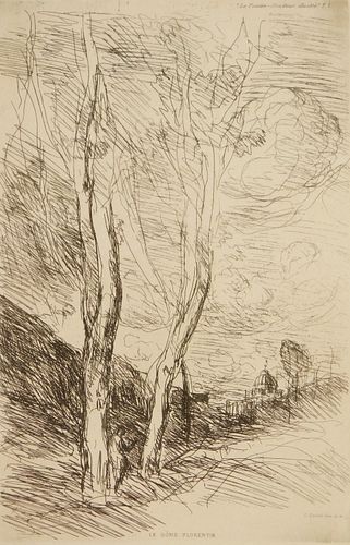 Jean Baptiste Corot etching