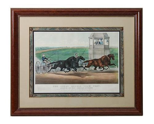 CURRIER & IVES Sight: 19 1/2 x 27 1/2 inches.