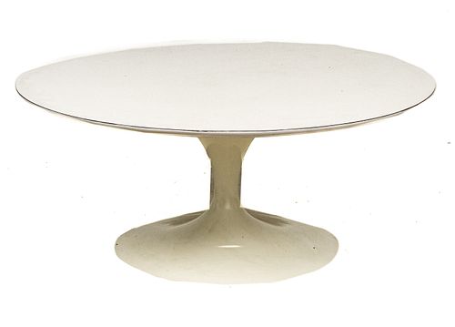 Eero Saarinen For Knoll Studio (American) 'Tulip' Coffee Table, H 15.25" Dia. 35"