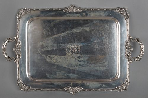 Theodore Starr, New York, sterling silver tray, 19