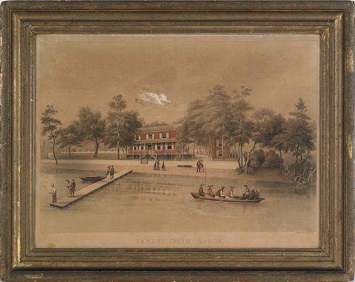 Colored lithograph, after Thomas Scott, titled Tam