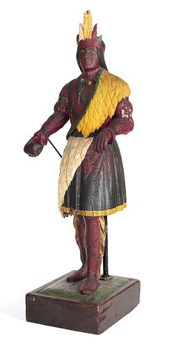 American Indian tobacconist figure, attributed toh