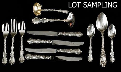 Group of sterling silver flatware, mostly Gorham S