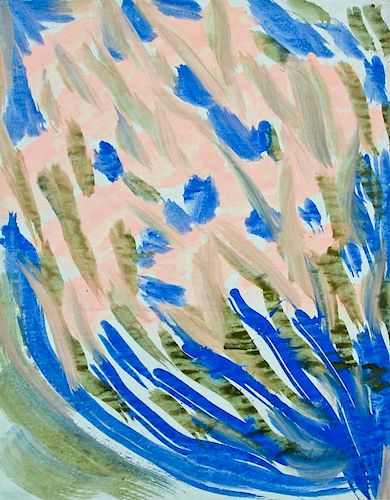 Sybil Gibson (1908-1995) Abstract Flowers, 1993